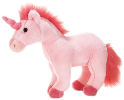 Pluche Dier - Knuffel Eenhoorn - Spelen en Knuffelen - Italiaans Design - 25 cm - Roze