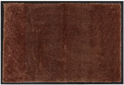 MD Entree - Deurmat - Schoonloopmat - Soft&Clean - 50 x 75 cm - Amber - Vloerkleed - Met antislip - Machine wasbaar - Vocht absorberend - Hoge dichtheid 600gr/m2