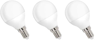 Spectrum LED Kogellamp E14 4W - 230V - 340 Lumen - 6000K Koud wit - Helder daglicht - Energiezuinig - 3 stuks