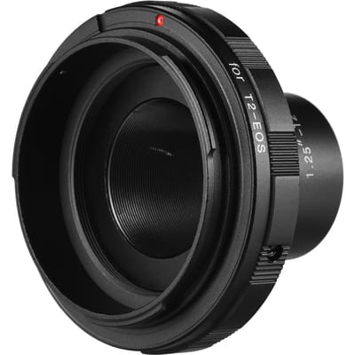 Andoer 1.25-T2-EOS Adapter Ring Fotografie Accessoire Vervanging voor Canon EOS Camera 1.25 Inch Oculair T2 Telescoop zwart