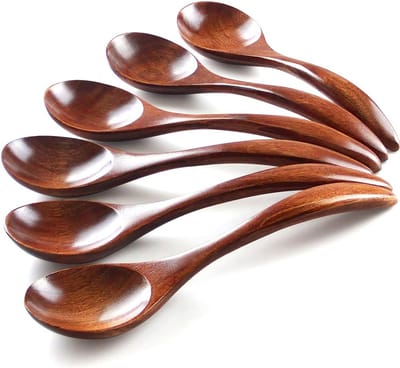 Soeplepels ramenlepels, Japanse stijl keukengerei, ronde Nanmu hout lange steel kinderen rijst dessert koken proeverij diner tafel lepel voor keuken restaurant