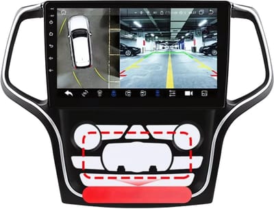 Autoradio met bluetooth - Carplay - Voor Jeep Grand Cherokee WK2 (2014-2022) - Geschikt voor Apple en Android - Stereo - Navigatie - Navigatiesysteem auto