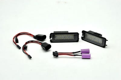 AutoStyle Set pasklare LED nummerplaat verlichting - passend voor Volkswagen / Skoda / Seat / Porsche / Bentley diversen