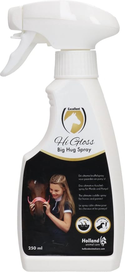 Excellent Hi Gloss Big Hug spray - Knuffelspray - Paard - Rustgevend - Lavendel