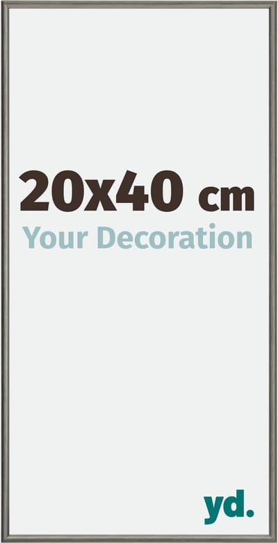 Your Decoration - Fotolijst 20x40 cm - Aluminium - Mercury Structuur - New York
