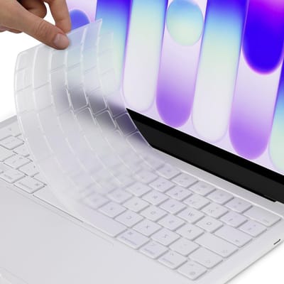 Dunne TPU Toetsenbordbescherming voor 13'' MacBook Neo met A18 Pro Chip - Waterdicht en Stofbestendig Toetsenbordaccessoires EU/UK Indeling (Doorzichtig)