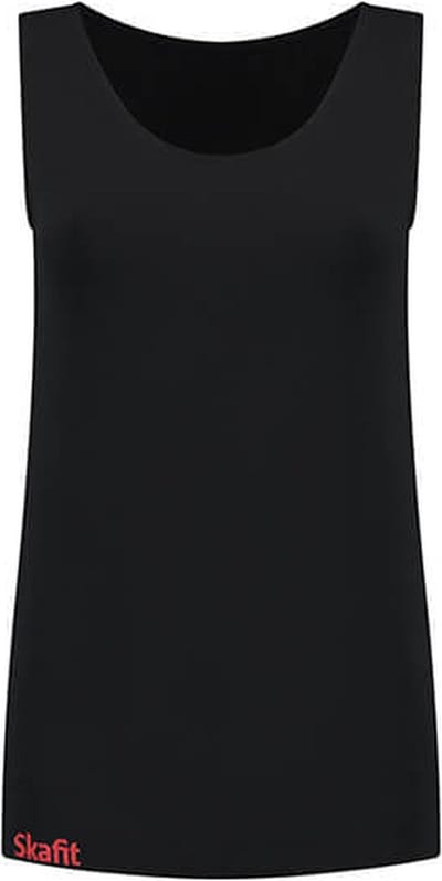 Skafit Casual dames hemd maat L - zwart - ademend - antibacterieel - stretch - platte naden - extra lengte