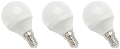 Spectrum LED Kogellamp E14 6W - 230V - 520 Lumen - 3000K Warm wit - Gezellig licht - Energiezuinig - 3 stuks