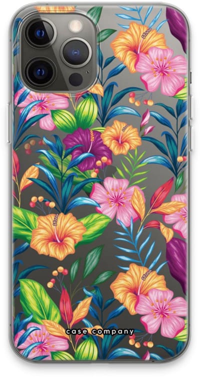 Case Company® - Hoesje geschikt voor iPhone 13 Pro Max hoesje - Tropisch 2 - Soft Cover Telefoonhoesje - Bescherming aan alle Kanten en Schermrand