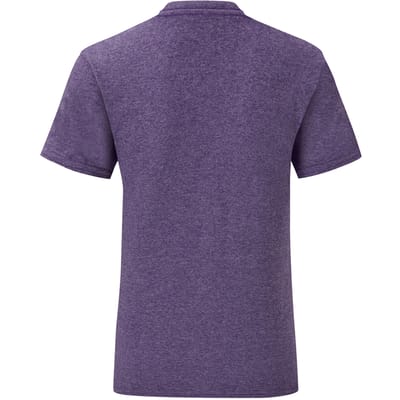 Fruit of the Loom Iconisch T-shirt voor heren (set van 5) (Heide Paars)