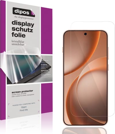 dipos – 4x Beschermfolie geschikt voor Oppo Find X9s | Krasbestendige & heldere Screenprotector Ultra-Thin