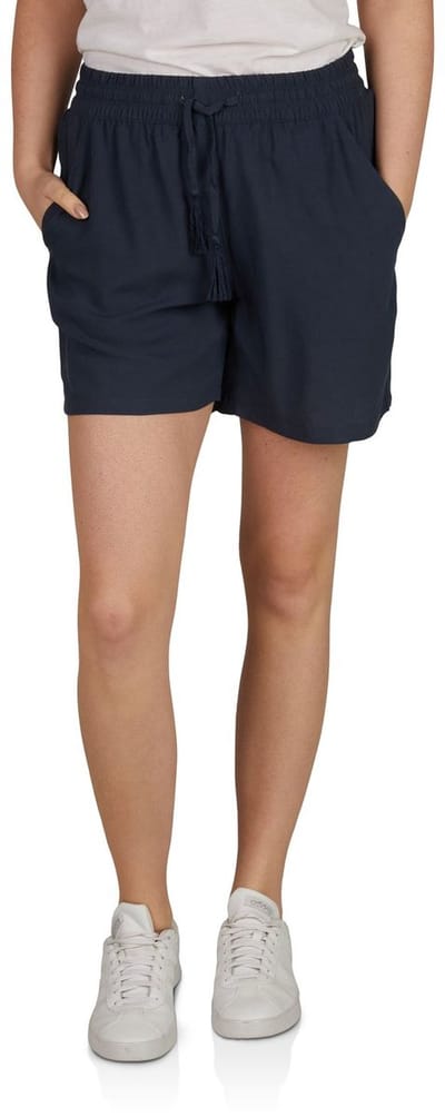 DENIMFY Dames Short DFLia regular/straight Blauw S Volwassenen Zomerbroek - Elastische Taille