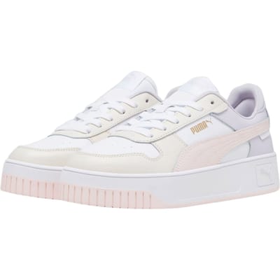 PUMA Carina Street Dames Sneakers - PUMA White-Frosty Pink-Alpine Snow