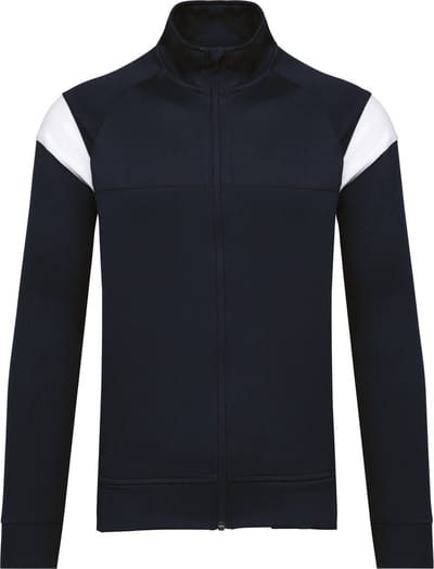 PROACT® Uniseks trainingsjasje met rits PA390 - Navy - 3XL