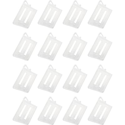 16 stuks Koelkast Divider Koelkast Deur Organizer Verstelbare Scheiders voor Koelkast Make-up white