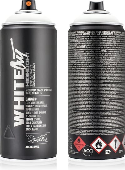 Montana WHITEOUT 400ml spuitbus