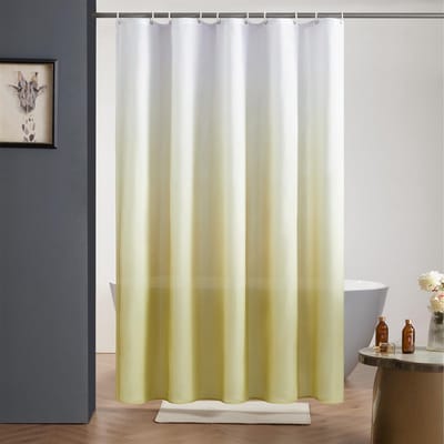 Unyqoos ® Schimmelwerend en Waterdicht Douchegordijn van Textiel met Ringen - 120 x 200 cm