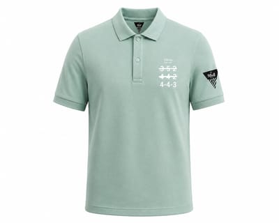 FC Kluif - Polo Total Football '4-3-3' - Olijf groen - Maat L - Regular fit