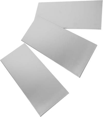 Zelfklevende Deurborden - Naambordjes Kantoor - Identificatie Deuren - Roestvrij Staal - 25x11 cm - Zilver