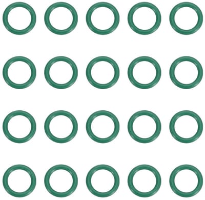 Fluorinated Rubber O-Ring 9.5mm OD 6.5mm ID, 1.5mm Breedte, 20 Stuks, Perfect voor Hydraulische Slangen en Sealing Toepassingen