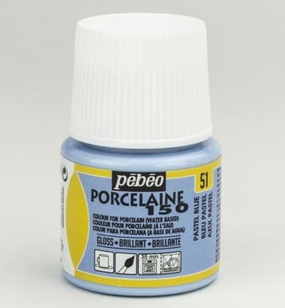 Porseleinverf - 51 Pastel Blue - Pebeo - 45ml