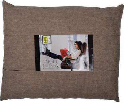 Tablet Kussen Cynthia Sand | 45 X 55 | Sierkussen Voor Woonkamer Of Slaapkamer
