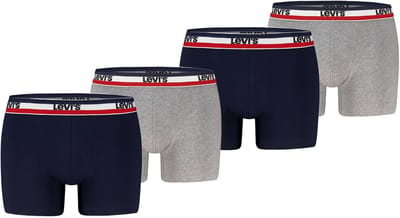 Pack of 4 men's Levis REPEAT LOGO SPW BOXER boxer shorts underwear pants