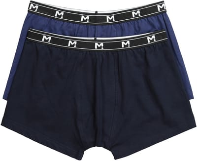 Men Plus - Heren - Heupbroek set van 2 onderbroek - Nachtblauw - Maat 3XL