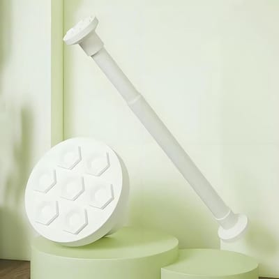 Verstelbare Spanstang - Gordijnroede - Raamdecoratie - Geen Boor Installatie - 60-250 cm - Wit