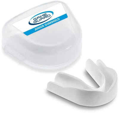Gameguard Gebitsbeschermer – Wit – Bitje Vechtsport - Hockey – Rugby - Jeugd – Makkelijk te vormen - Tandenknarsen - Bitje Vechtsport - Gebitsbeschermer - Mouthgard - Knarsbitje - Gebitsbeschermer Vechtsport