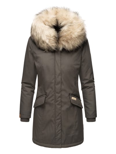 Navahoo Dames Winterparka Cristal – Premium Collectie met Afneembare Bontkraag