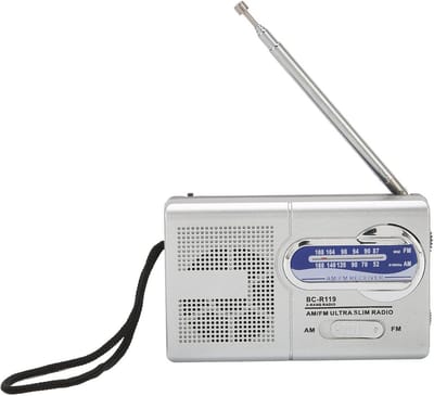 Noodradio - Dailygoods- Draagbare Radio met Hoofdtelefoonaansluiting