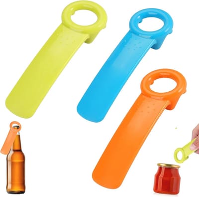 Moeiteloze Handmatige Blikopener - Ideaal voor Kinderen en Ouderen - 3 Stuks