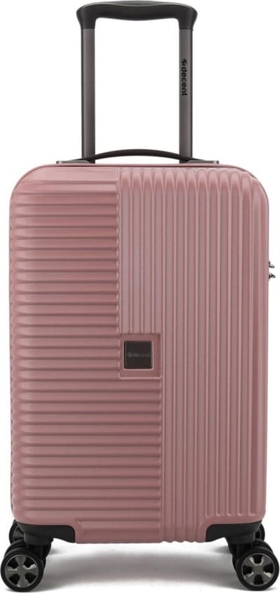 Decent TOURISTER Handbagage koffer 55x35x20 cm- Handbagage trolley 34 liter- Lichtgewicht koffer - Reiskoffer - Veilig TSA Cijferslot – Spinner handbagage 55 cm – Oudroze