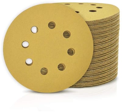 Schuurschijven 5 Inch - Schuurpapier Rond - Schuren en Polijsten - Stofafzuiging 8 Gaten - 220 Grit