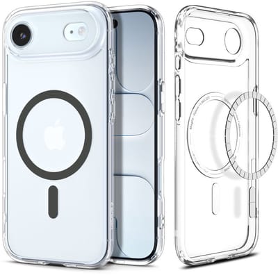 Spigen Ultra Hybrid MagFit - Hoesje Geschikt voor iPhone Air - Compatibel met MagSafe - Back Cover Transparant Graphite