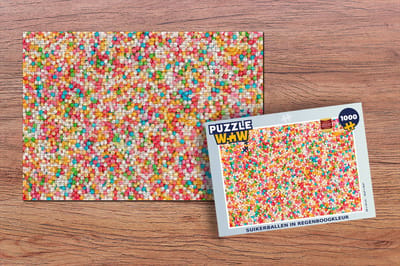 Puzzel Suikerballen in regenboogkleur - Legpuzzel - Puzzel 1000 stukjes volwassenen