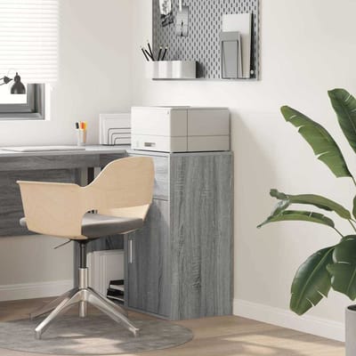 vidaXL - Dressoir - met - lade - Grijs - Sonoma - 38 - x - 34 - x - 75 - cm