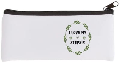 Akyol - i love my stepsis Etui - Zus - liefste stiefzus - verjaardag - cadeautje voor zus - zus artikelen - kado - geschenk - 20 bij 9 cm