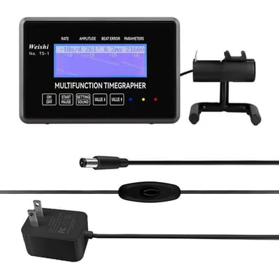 WeiShi 100 ~ 240V Mechanisch horloge Timegrapher Snelheidsafwijking Amplitude Polarisatie Lifthoekcyclus US Plug