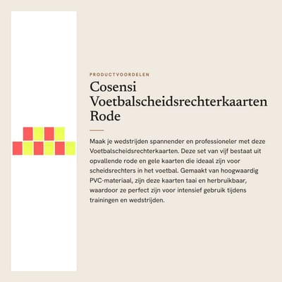 Dailygoods- Scheidsrechterkaarten Set van 5 - Rode/Gele Kaarten - Sportuitrusting - Herbruikbaar PVC - Lichtgewicht - Opvallende kleur - Voetbalkaarten