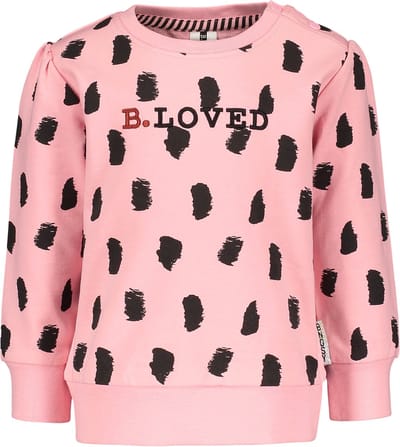 B.Nosy - Meisjes sweater - Roze - Maat 62