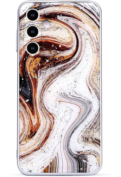 Casemania Hoesje Geschikt voor Samsung Galaxy A26 - Wit - Marmer Back Cover