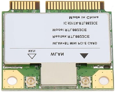 Mini PCIe WiFi Kaart voor Laptops en Computers, 2.4GHz 5GHz Dual-Band Netwerkadapter, Plug and Play, Snelle Verbinding en Betrouwbare Prestaties