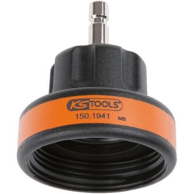 KS Tools 150.1941 Koelsysteem-adapter M50 x 2,5, oranje