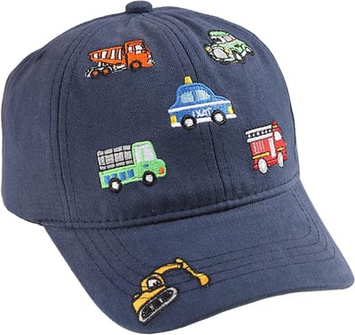 Verstelbare Cartoon Baseball Cap voor Kinderen van 3-8 Jaar, Geschikt voor Jongens en Meisjes, 52-54 cm