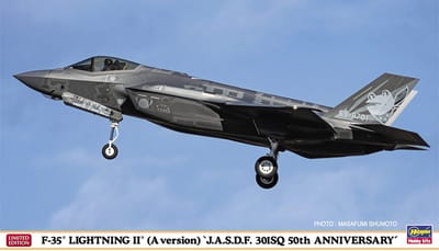 Hasegawa Modelbouwpakket Militaire voertuigen - 20465 F-35 Lightning II (A version) `J.A.S.D.F. 301SQ 50th Anniversary´ Limited Edition Plastic - 1:72 - Modelbouw