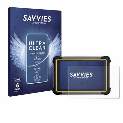 Savvies - Screenprotector voor Leica iCON CC170 - Folie Beschermfolie transparant 6 Stuks