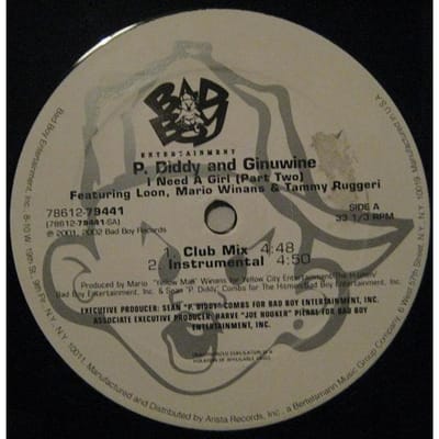 12-inch Plaat P. DIDDY & GINUWINE / P. DIDDY & CH - I Need A Girl (Deel twee) / Dus Compl 7861279441 Bad Boy Enterta 2002 VS Rap & Hip-Hop/R&B Gebruikt