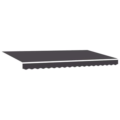 vidaXL - Vervangingsdoek - zonnescherm - voor - 4x2 - m - Antraciet - Polyester